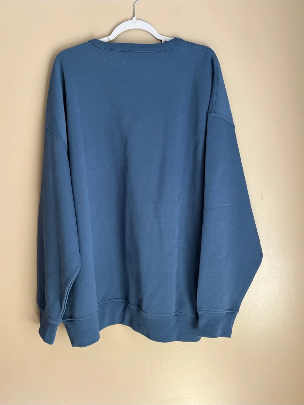 Polo by Ralph Lauren Dusty Blue Crewneck Sweatshirt with Embroidered Logo